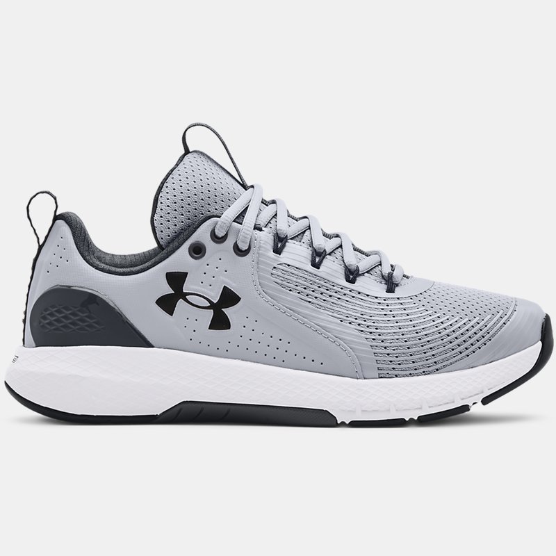 Men's  Under Armour  Charged Commit 3 Training Shoes Mod Gray / Pitch Gray / Black 8.5